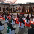 El Día del Himno Nacional fue recordado con un pequeño acto.