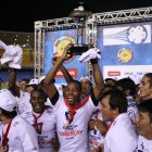 Una vez en su historia Liga de Quito logró ganar la Copa Sudamericana.