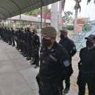 Presencia. 550 servidores policiales se suman a la seguridad en Guayaquil.