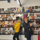 La popular presentadora durante un programa de televisión en su natal España.