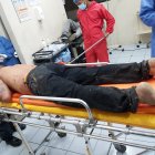 La víctima se refugió en los matorrales para evitar que lo maten y le roben.