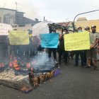Por cerca de dos horas permaneció cerrado un tramo de la calle Gómez Rendón. A la manifestación se unieron comerciantes.