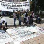 Constantemente se hacen plantones en algunas ciudades del país para exigir el hallazgo de personas desaparecidas