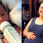 El pequeño Diego y Erika, su madre, quien ni siquiera pudo abrazarlo porque murió de COVID-19 tras dar a luz.