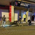 Tendido en la calle quedó el cadáver de Luis Felipe Cornejo Castro.