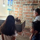 En un cofre donado por las autoridades municipales sepultaron a la madre de familia.