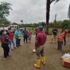 a familia recibió Ayuda de los bomberos y la Cruz Roja.