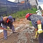 Los vecinos se pusieron manos a la obra para lograr tener un lugar más confortable.