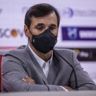 Fabián Bustos DT del Barcelona finalista de la LigaPro 2020.