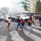 La fumigación en la Bahía se ejecutó cerca del mediodía de hoy. 

Agencia (ag-extra)