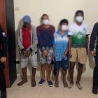 Los sospechosos capturados fueron llevados ante las autoridades judiciales.