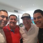 Tito Rojas junto al salsero ecuatoriano Gustavo Enríquez.