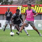 Christian Colmán y Adonis Preciado listos para la final del martes 29 de diciembre del 2020.