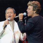 Patricia, en un concierto con Armando en 2011.