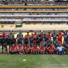La última foto de Barcelona en el estadio Monumental antes de la final.