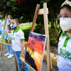Niños niñas y jóvenes de esta parroquia manabita desarrollan sus aptitudes artísticas