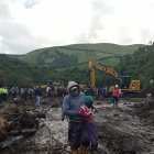 El derrumbe se presentó el domingo 3 de enero, pero los cadáveres fueron rescatados al otro día.