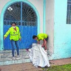 El cuerpo de Marcillo quedó a pocos centímetros de la puerta de la iglesia