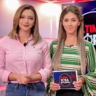 La presentadora en su nuevo espacio de noticias.