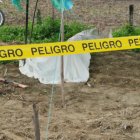 Unidades policiales avanzaron hasta el sector Trinidad, vía a San Lorenzo del cantón Paján, a retirar un cadáver.