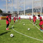 La Tuka Ordóñez (i) quiere ser el grito de gol del Aucas, equipo al que regresa a los diez años.