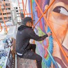 El arte mejora los paisajes urbanos. Esta actividad cuenta con apoyo de autoridades.