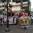 Familiares de Lisbeth han realizado varios plantones para exigir justicia.
