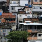 Vista geral da favela Morro Azul, na zona sul do Rio de Janeiro.