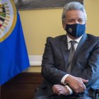 Moreno en su visita a Estados Unidos.