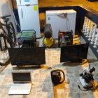 Los enseres y electrodomésticos que se estaban llevando los asaltantes y que fueron recuperados.