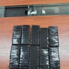 La droga empaquetada que le encontraron a un sujeto en la ciudadela Alborada.