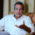 Jimmy Jairala recibió el aliento de sus seguidores, en su sede en Guayaquil.