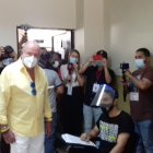 Isidro Romero fue a sufragar a las 11:15.