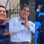 Andrés Arauz, Yaku Pérez y Guillermo Lasso fueron los más votados.