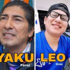 Leo Cruz busca tomarse una foto con el candidato a quien dice admirar.