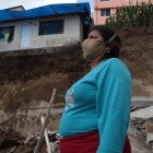 Yolanda Jaime reconoció que las construcciones del barrio son informales.