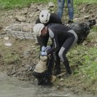 El cuerpo fue hallado la mañana del martes, metido en fundas de basura.