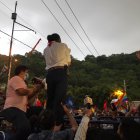 En Guayaquil, el presidenciable de Pachakutik denunció un supuesto fraude electoral.