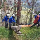 Personal de la Dinased Chimborazo y del Grupo de Operaciones Especiales (GOE) rescataron el cuerpo.