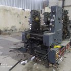 La máquina de impresión industrial que iba a ser utilizada para camuflar el alcaloide