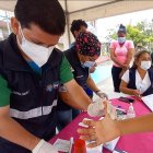 En distintos sectores de Durán, la alcaldía de este cantón ha realizado miles de pruebas rápidas de Covid-19.