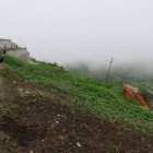 Este sábado 13 de febrero de 2021 trataban de ingresar maquinaria para encausar el río.