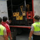 El producto eran transportado en un camión, el cual fue detectado por la cooperativa Esmeraldas Libre.