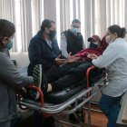 El oficial está luchando por recuperar la vitalidad que un disparo le arrebató.