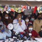 Pérez sostiene que hubo fraude en los comicios del 7 de febrero.