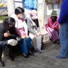 Familiares de los menores fallecidos llegaron a la morgue para retirar los restos.