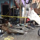 Así quedó la vivienda donde se produjo el flagelo.