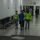 Alias Ñorqui cuando lo sacaban de la Policía Judicial del Guayas