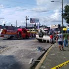 El accidente múltiple ocurrió  en la parroquia 7 de Octubre.
