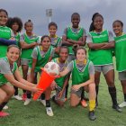 El buen ambiente en la pretemporada de Barcelona.